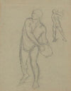 Sketches of two male nudes for the painting ‘Martyrdom of St. Matthias’