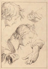Sketches of Various Hands and Heads
