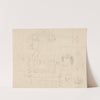 Sketches, perhaps for a house or theater by John Rubens Smith
