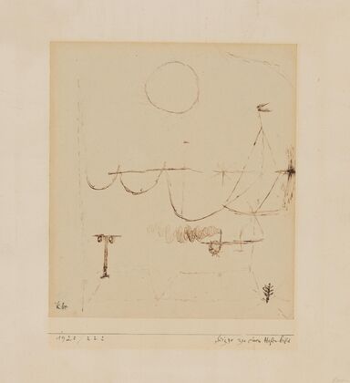 Skizze zu einem Hafenbild (1920)