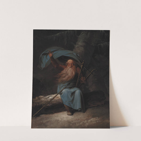 Skovlandskab ved Hellebæk. Efterår by Johann Hermann Carmiencke