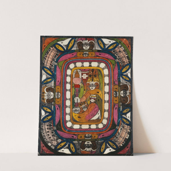 Skt. Adolfina vom Chamäleohn=Thal in China; Aasien (1919) by Adolf Wölfli