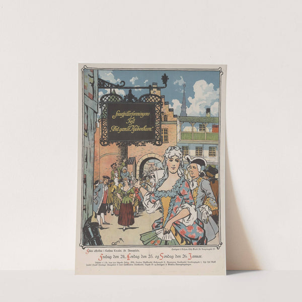 Skuespillerforeningens Fest Det gamle Kjobenhavn (1898) by Carsten Raun