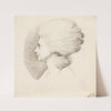 Skuespillerinden Mme. Frydendahl, født Møller. Profil mod venstre (1781) by Jens Juel