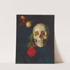Skull with roses (1878-1879) by Carl Schuch