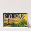Sky King Brand Citrus Label (1930-1950)