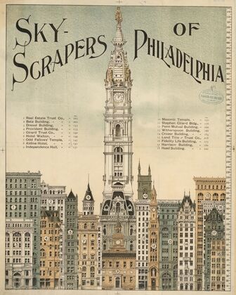 Sky-scrapers of Philadelphia (1898)