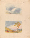 Sky Study – Turner’s Principle (no. 11); Landscape With Hills and Tree (no. 12)
