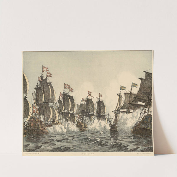 Slaget i Køge Bugt (Battle of Køge Bay) by Christian Blache