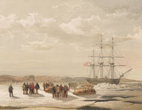 Sledge-Party leaving H.M.S. Investigator, in Mercy Bay, under command of Lieutenant Gurney Cresswell, April 15, 1853