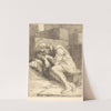 Sleeping Beggar (Mendiant endormi) II by Alphonse Legros