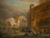 Sleeping horseman and steed