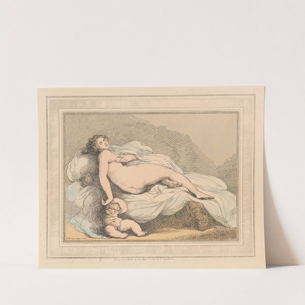 Sleeping Venus and Love (1799) by Thomas Rowlandson