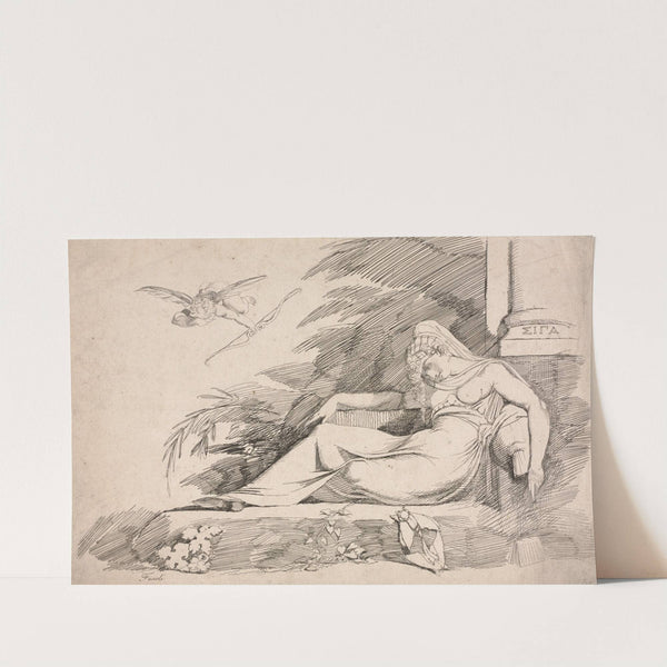 Sleeping Woman with a Cupid by Henry Fuseli