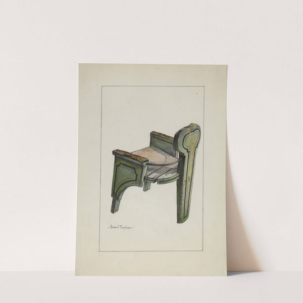 Sleigh Chair by Florence Truelson
