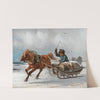 Sleigh Driver (1861) by Petr Nikolaevich Gruzinsky
