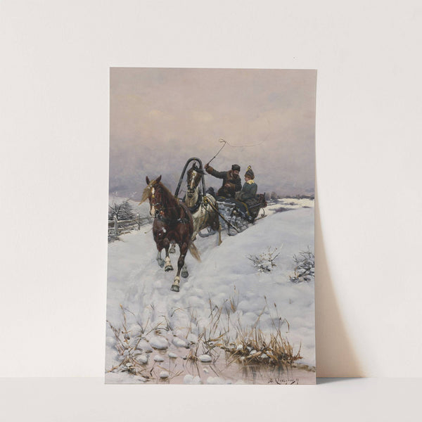 Sleigh Ride by Bohdan von Kleczynski
