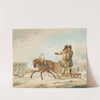 Sleigh-Ride Through A Russian Town by Karl Ivanovich Kollman