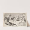 Sleighing in Haymarket Square, Boston (1859) by Winslow Homer
