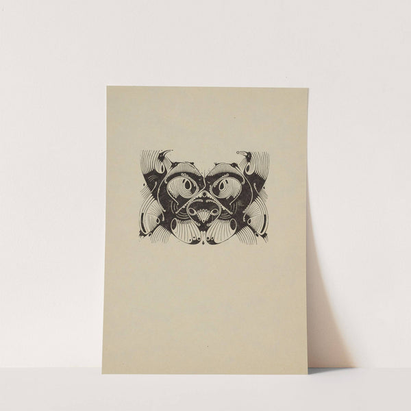 Sluitstuk van een gedrukte prospectus (1925) by Karel de Bazel