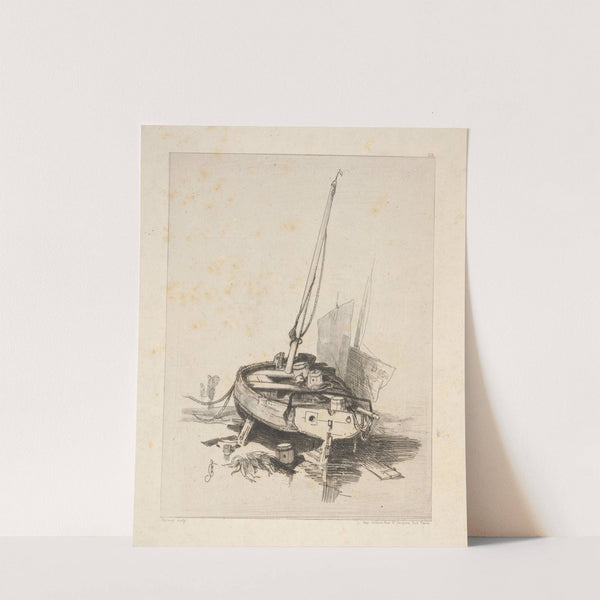 Small boat from St. Valery (Somme) by Louis-Adolphe Hervier