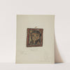 Small Christo Head - Retablo by Majel G. Claflin
