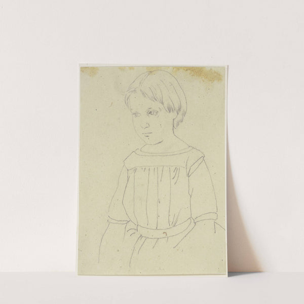 Small girl by Jakob Becker
