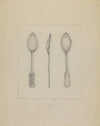 Small Pewter Spoon