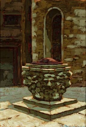 Small well in Venice in the sunshine (1929) — size preview