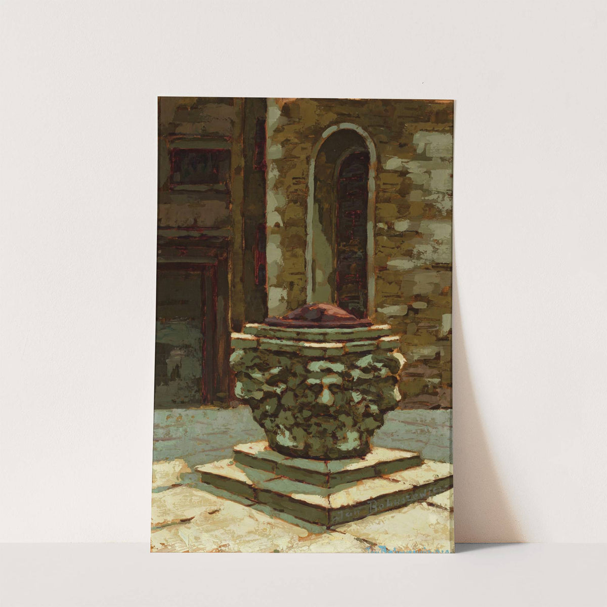Small well in Venice in the sunshine (1929) by Jan Bohuszewicz