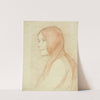 Smiling Girl’s Head (Side View) by Maria Wiik