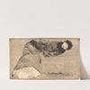 Smiling Woman Reclining on a Sofa (Femme souriant etendue sur un canape) by Norbert Goeneutte