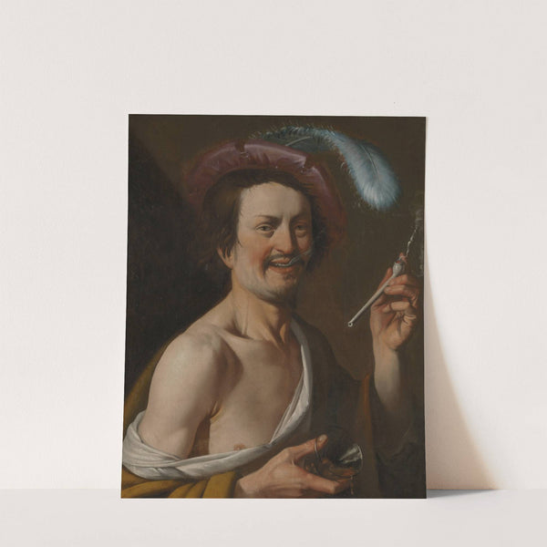 Smoker by Aelbert Jansz. van der Schoor