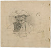 Smoking man with a pipe