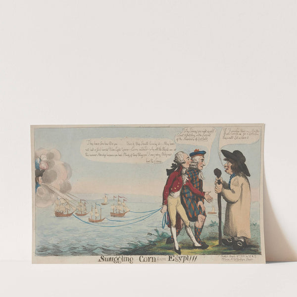 Smuggling &#8211; Corn from Egypt!!! (1800) by John Cawse
