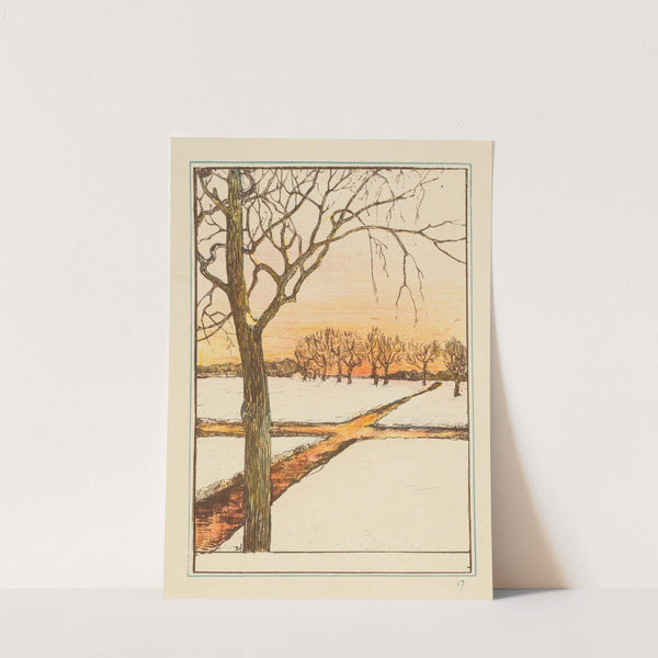 Sneeuwlandschap by Theo van Hoytema