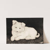 Sneggie, White Puppy by Hjalmar Hagelstam