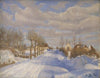 Snow-Covered Highroad in the Sunshine