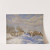 Snow-Covered Highroad in the Sunshine by Fritz Syberg