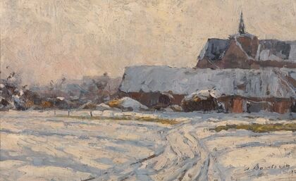 Snow in the Afternoon (Snow-Covered Village)