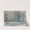 Snow-landscape by Otto Modersohn