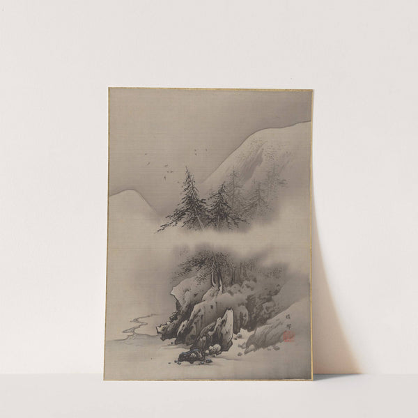 Snow Landscape (ca. 1885–89) by Hashimoto Gahō