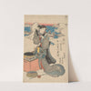 Snow Scene [woman preparing tea in foreground] by Sadahide