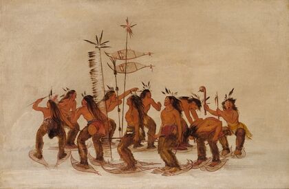 Snowshoe Dance At The First Snowfall