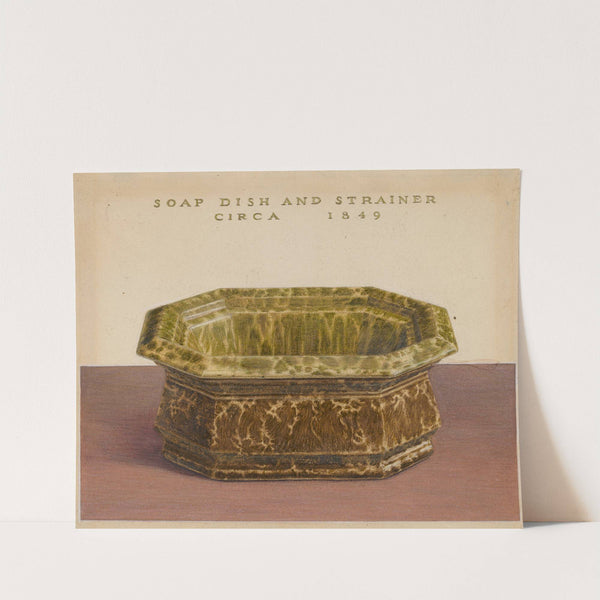 Soap Dish and Strainer by Roy Williams