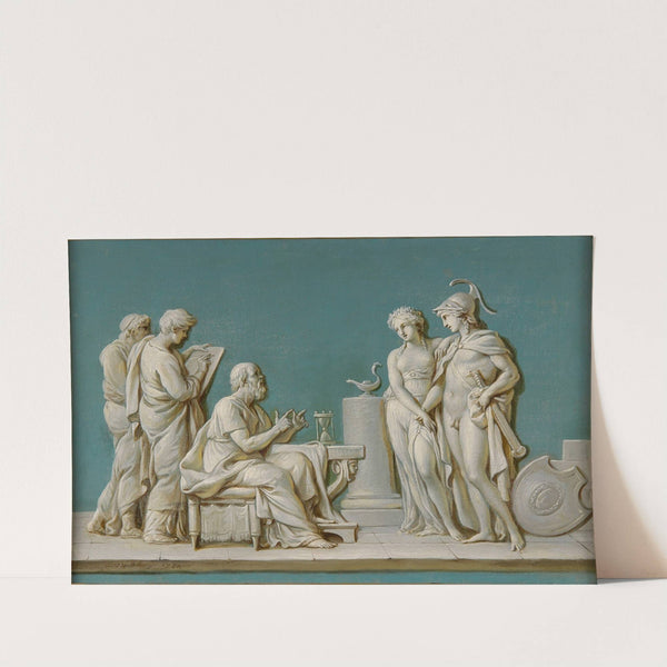 Socrate instruisant la jeunesse by Jean-Simon Berthélemy