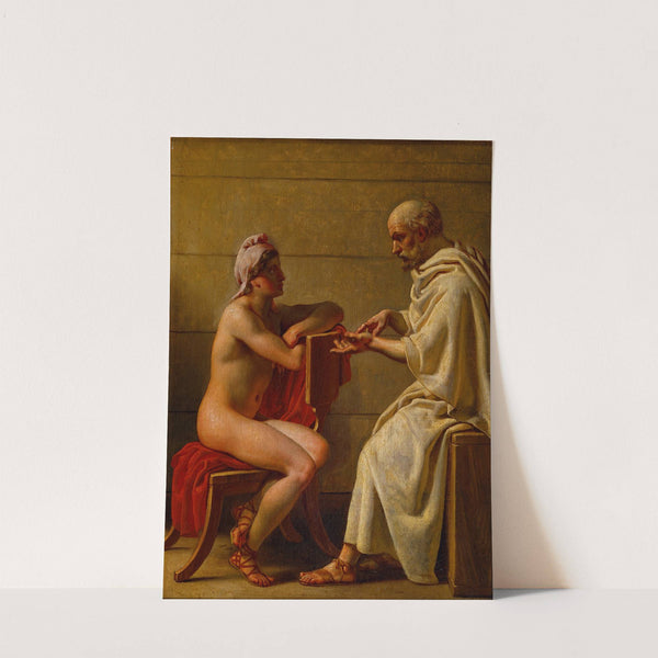 Socrates And Alcibiades (1813-1816) by Christoffer Wilhelm Eckersberg