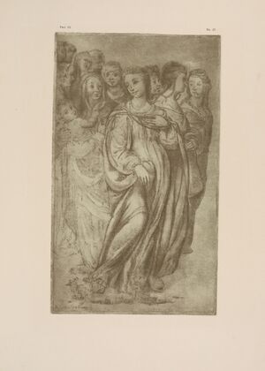Sodoma – The blessed virgin with group of women
