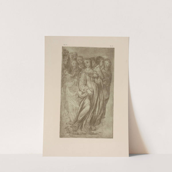 Sodoma - The blessed virgin with group of women by P. &amp; D. Colnaghi