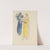 Sodome et Gomorrhe – maquette de costume – deux femmes, tunique jaune, tunique bleue (1943) by Christian Bérard